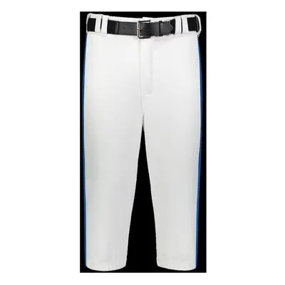 Russell R21LGM.WRO.M Adult Piped Diamond Series Knicker 2.0 Pant, White & Royal - Medium