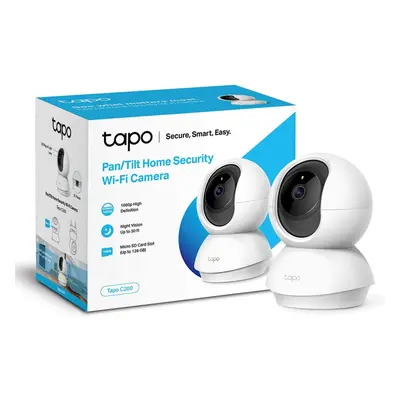 TP-Link Tapo Pan/Tilt Smart Security Camera, Indoor CCTV, 360Â° Rotational View, Works with Alex