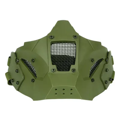 : (Green) Anti-shock Tactical Half Mask Suitable For AF Helmet Riding