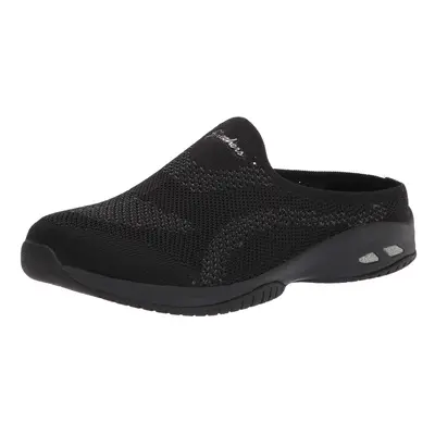 Skechers womens Commute Time - in Knit to Win Clog Black/Black 6.5 U