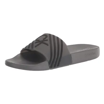 Calvin Klein Men's Averil Slide Sandal Grey