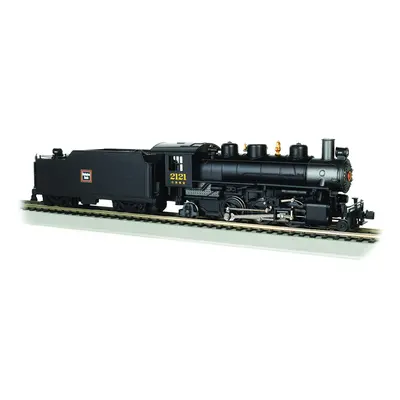 Bachmann Trains - Prairie 2-6-2 w/Smoke & Tender - CB & Q #2121 - HO