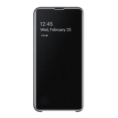 Official Samsung Galaxy S10e Clear View Case Cover - Black