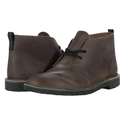 Clarks Bushacre Dark Grey Leather 9.5 D (M)