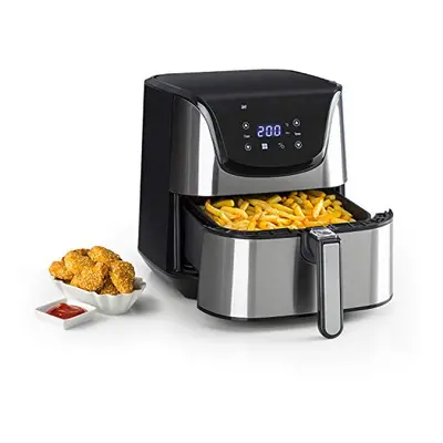 Klarstein AeroVital Deluxe - Hot Air Fryer, Deep Fryer, Low-Fat, W, 5.4 Volume, LCD Touch Displa