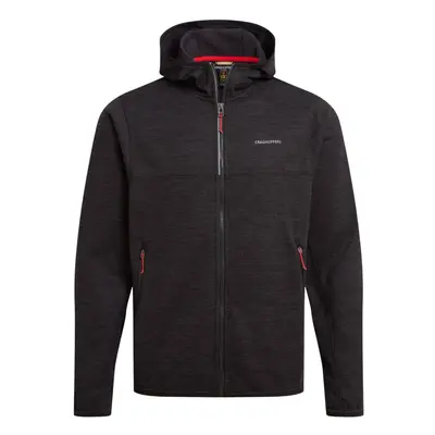 (XXL, Black Pepper Marl) Craghoppers Mens Travos Full Zip Fleece Top