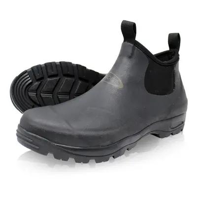 (10 UK EU44, Black) Dirt Boot Neoprene Waterproof Equestrian Slip On Stable Muck Yard Boots