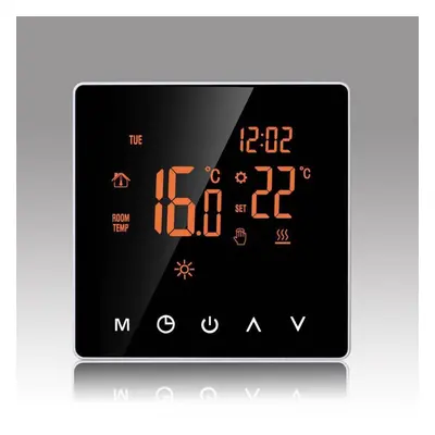 Smart Home High-power Touch Screen Electric Heating Thermostat without WIFI Function