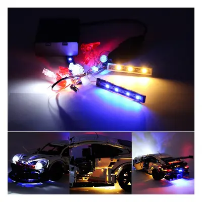 DIY LED Light Lighting Kit ONLY For LEGO Technic RSR Light Bricks