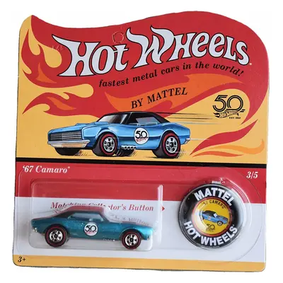 Hot Wheels '67 Camaro - 50th Anniversary Button