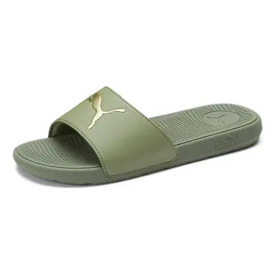 PUMA Women's Cool Cat 2.0 Slide Sandal Sport-Olivine Gold