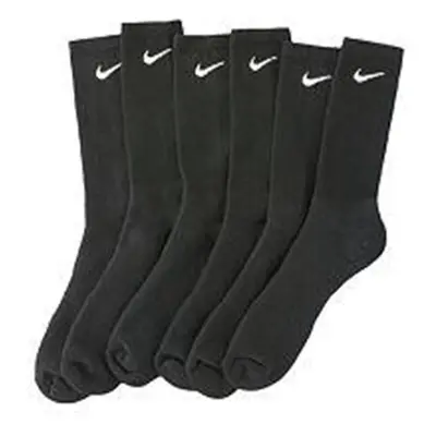 Nike Men's Soft-Dry Moisture Wicking Performance Crew Socks Pack Bl