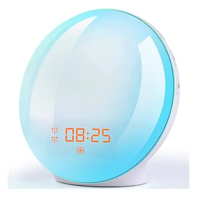 Sunrise Alarm Clock Wake Up Light - Light Alarm with Sunrise/Sunset Simulation Dual Alarms and S