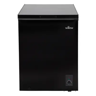 WILLOW W142CFB Litre Chest Freezer in Black