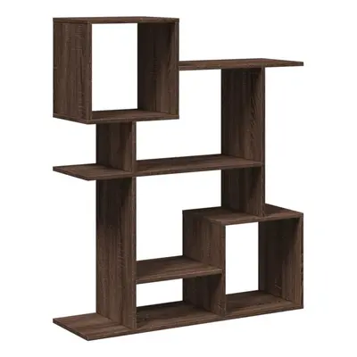 (brown oak, x x cm) vidaXL Book Cabinet Bookcase Storage Cabinet Bookshelf Engineered Wood