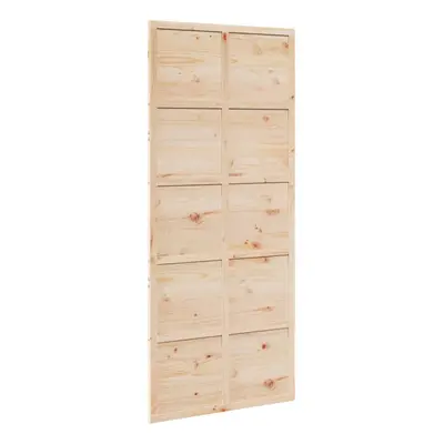 (natural, x cm) vidaXL Barn Door Hanging Sliding Door Home Internal Barn Door Solid Wood Pine