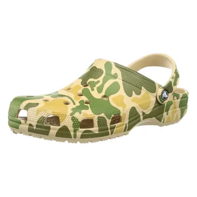 Crocs Unisex Classic Camo Clogs Chai/Tan Women/6 Men