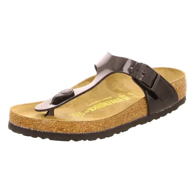 Birkenstock Gizeh Black Patent Womens Sandals Size EU