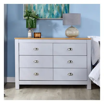 (Grey) Camden Drawer Chest Bedroom Storage Unit