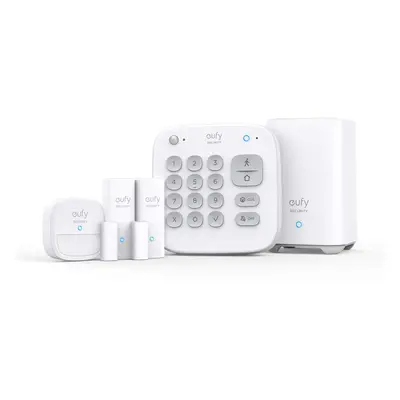 eufy Security 5Piece Home Alarm Kit Home Security System Keypad Motion Sensor Entry Sensors Home