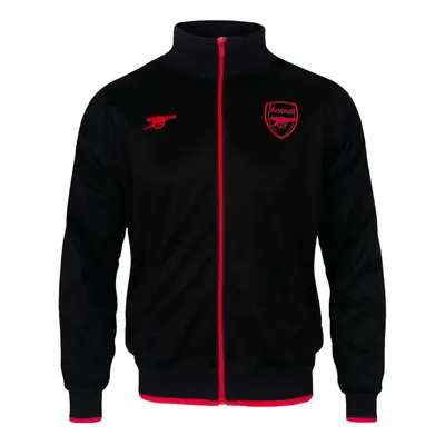 (Black, Years) Arsenal FC Official Football Gift Boys Retro Track Top Jacket