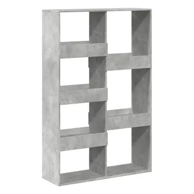 (concrete grey, x x 155.5 cm) vidaXL Book Cabinet/Room Divider Bookcase Storage Cabinet Bookshel