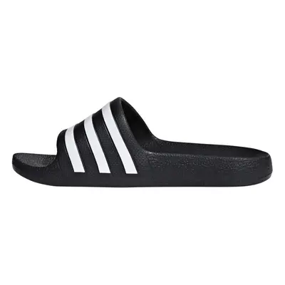 adidas Adilette Aqua Slides (ToddlerLittle KidBig Kid) BlackWhiteBlack