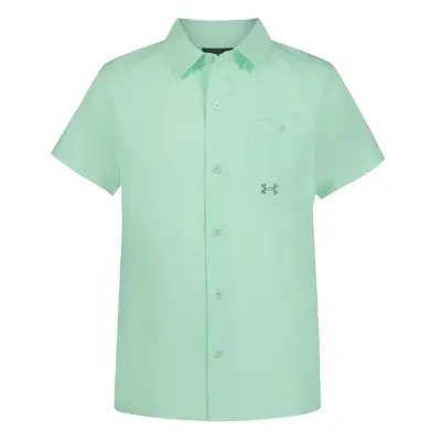 UA Drift Tide Fish Shirt Aqua Foam - Stretch YL