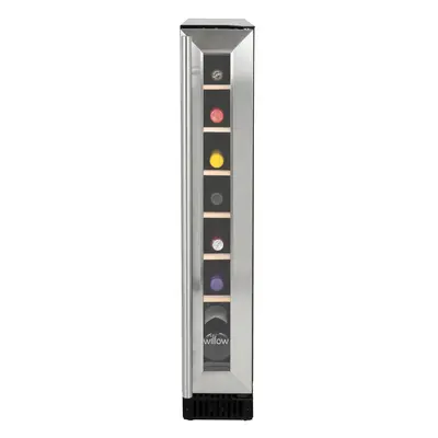 Willow W15WCSS Wine Cooler in Stainless Steel, Bottles