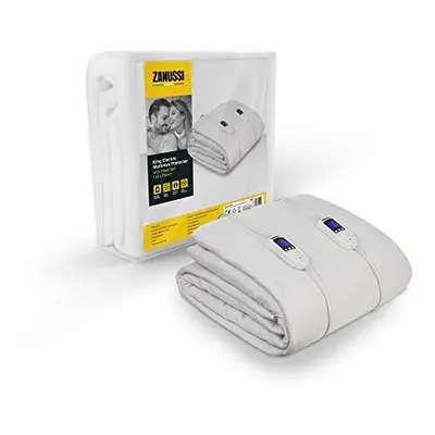 Zanussi Electric Blanket, Heated King Fitted Underblanket, Heat Settings, Low Energy & Energy Ef