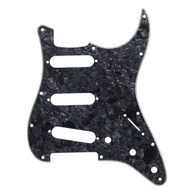 Fender Modern Pickguard, Stratocaster, 11-Hole - Black Moto