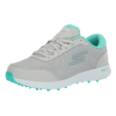 Skechers Women's Max Fairway Spikeless Golf Shoe Sneaker Gray/Turqu