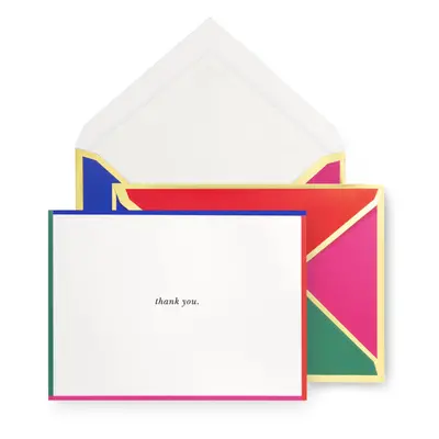 Kate Spade New York Blank Thank You Cards Stationery Set with Card