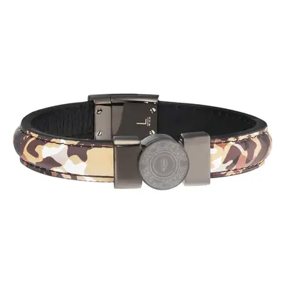 POLICE JEWELS SHOOTER Men's Bracelet Brown Small PJ.25556BLU_02-S