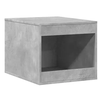 (concrete grey) vidaXL Cat Litter Box Enclosure Cat House End Table Engineered Wood