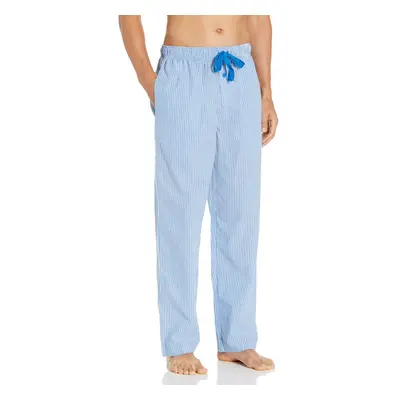 Fruit of the Loom Mens Woven Sleep Pajama Pant Blue Stripe X-Large