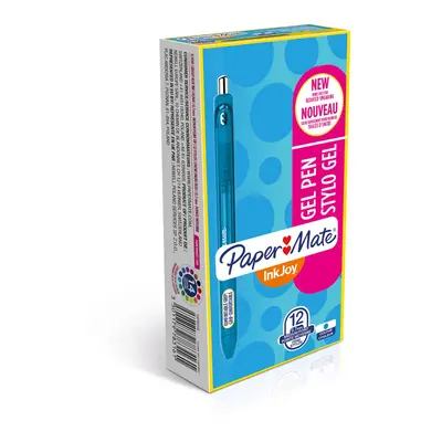 Paper Mate Medium Point InkJoy gel Pen - Bright Blue (Pack of 12)