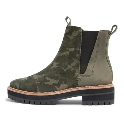 TOMS Womens Forest Camouflage Dakota Casual Boots - Green - Size B