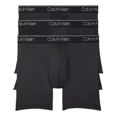 Calvin Klein Men's Micro Stretch 3-Pack Boxer Brief Black