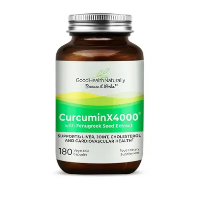 Good Health Naturally CurcuminX4000 With Fenugreek Seed Extract 180's