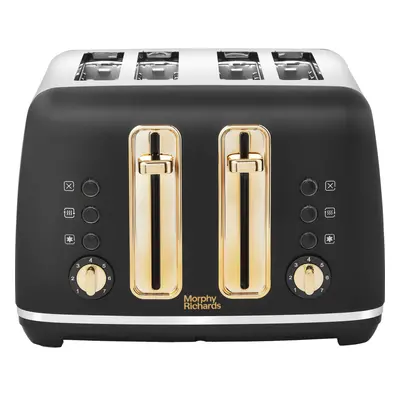 Morphy Richards Accents 4 Slice Toaster - Black