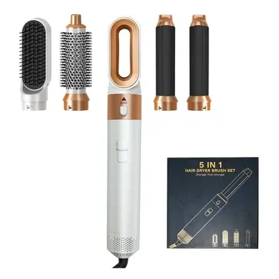 5 in Hair Dryer Hot Comb Set Professional Curling Iron Hair Straightener Styling Tool