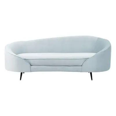 Velvet Sofa Light Blue SAVAR