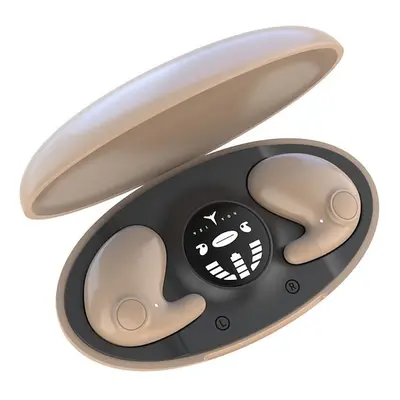 (Khaki) Sleeping BT Earphones Can Lie On The Side Ears Can Be Worn For A Long Time Without Pain 