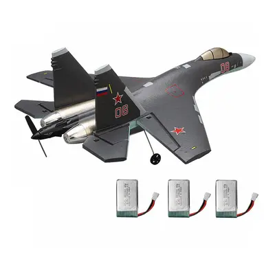 (Three Batteries) 375mm Wingspan 3D/6G Switchable 6-Axis Gyro 2.4G 4CH EPP RC Airplane Aircraft 