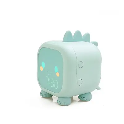 (Green) Funny Dinosaur Alarm Clocks Wake-up Light Sound Control Alarm Clock