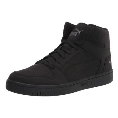 PUMA Men's REBOUND LAYUP NUBUCK Sneaker Puma Black-Puma Black-CASTLER