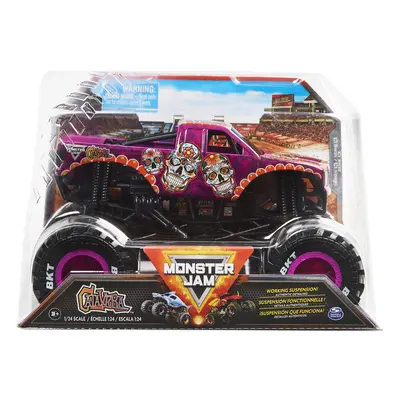 Monster Jam Official Calavera Monster Truck Collector Die-Cast Vehicle 1:24 Scale Kids Toys for 