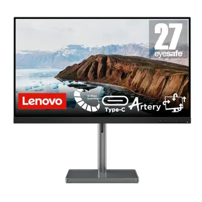 Lenovo L27m-30 Inch PC Monitor | FHD, 1080p, 75Hz, IPS, 6ms, HDMI and VGA, USB-C