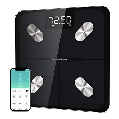 Etekcity Smart Bathroom Scales for Body Weight, Accurate to 0.05lb (0.02kg) Digital Weighing Sca